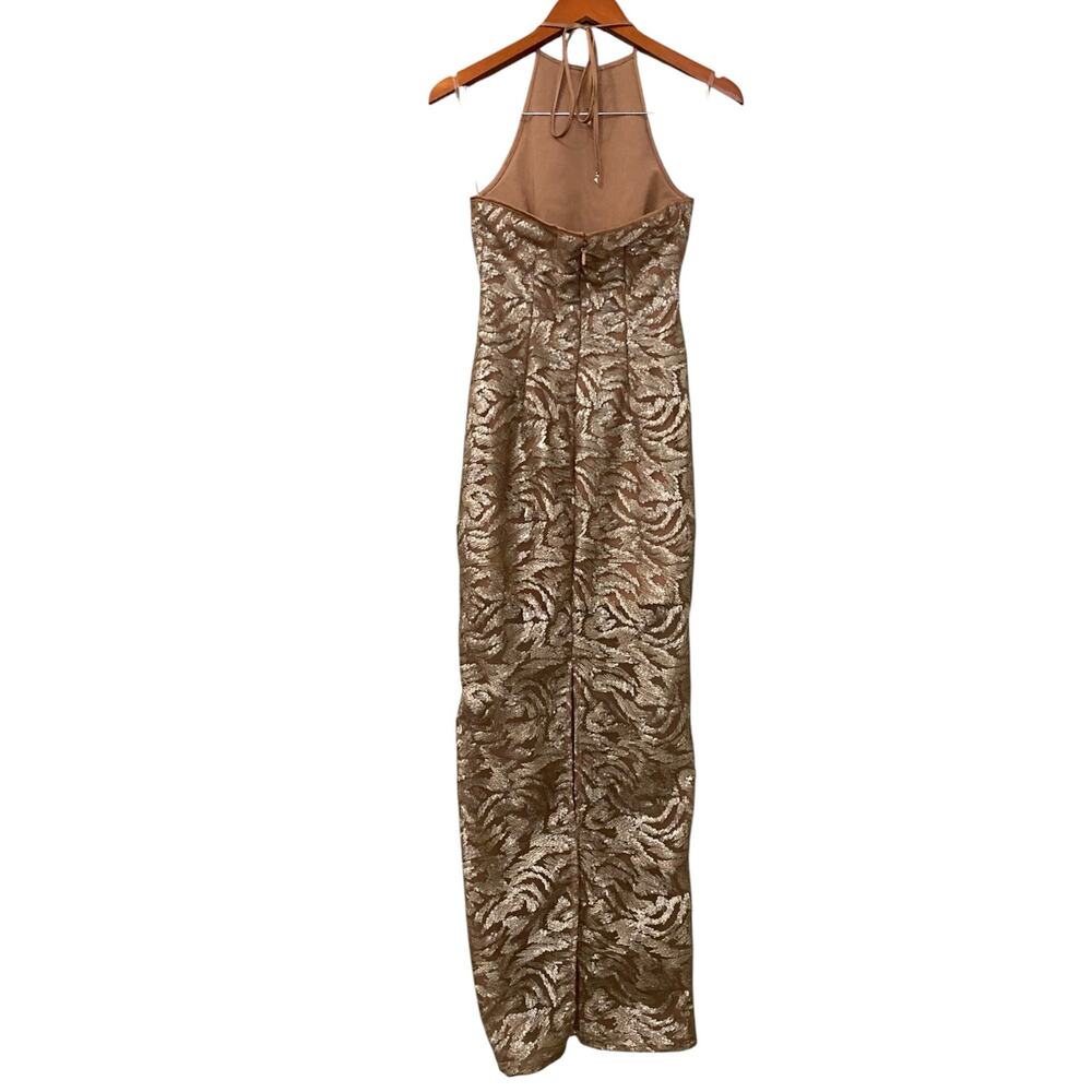 House of CB Giada Maxi Dress Gown Small Embroidered Sequin Formal Cocktail Party - Picture 9 of 16